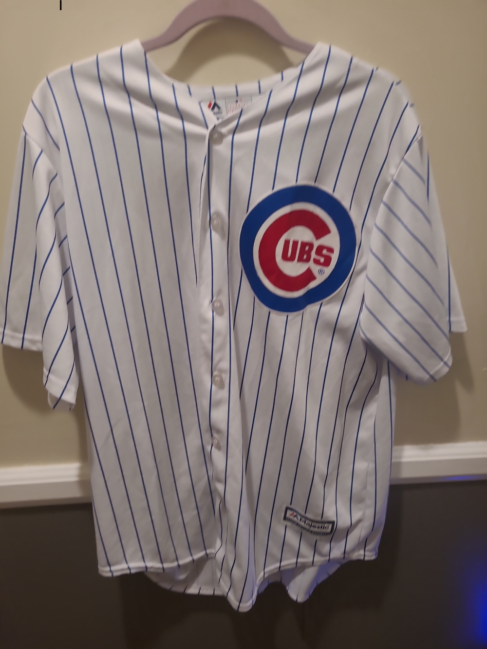 Kris Bryant Jersey Cubs #17 Adult Size 40 Large MLB Majestic Coolbase